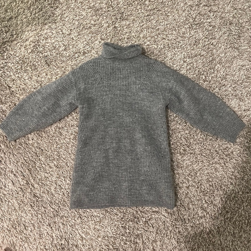 Zara Kids Turtle Neck Sweater Dress 18-24 M